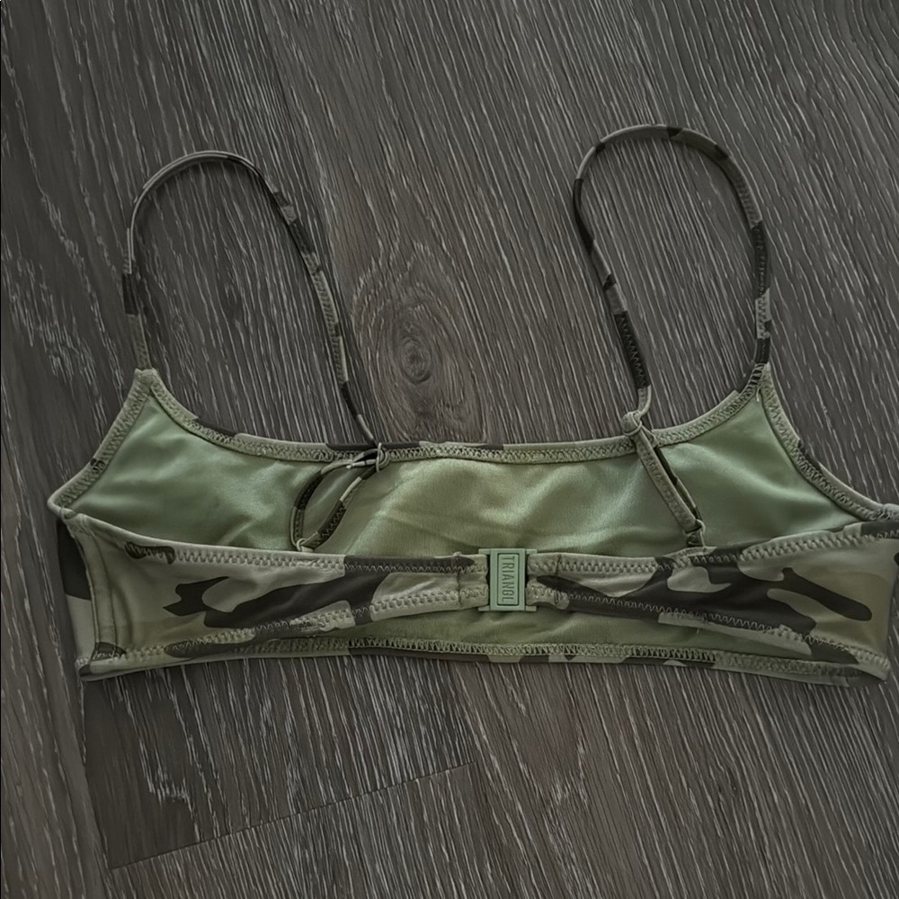 Triangl Swimwear Green and Brown Camouflage Bikini - Picture 3 of 3